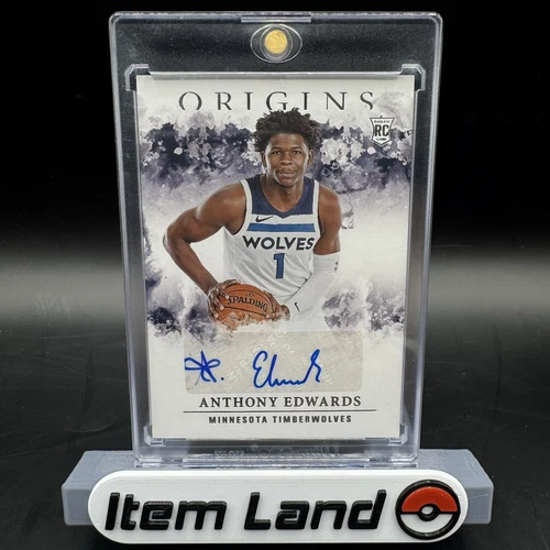 2020-21 Panini Origins - Rookie Autographs Anthony Edwards #RA-EDW (AU, RC)