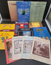 Books Sheet Music, Popular Songs 1980s 90s for Piano Vocal Guitar, Lot of 13