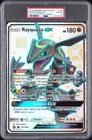2018 POKEMON SUN & MOON CELESTIAL STORM JUMBO #177A FULL ART/RAYQUAZA GX PSA 9