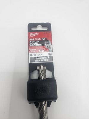 Millwaukee SDS Plus 5/8 x 12 Concrete with Rebar Drill Bit