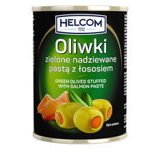 5902166706046 Oliwki zielone nadziewane ososiem 300ml HELCOM Greek Trade Sp. Z