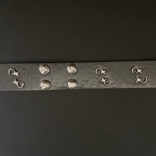 Metal Studded Belt Silver Tone, Punk, Street Style Official