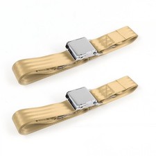 Jp Wranglertj 1997 - 2006 Airplane 2pt Tan Lap Bkt Seat Belt Kit-2 Belts