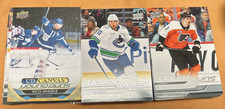 2024-25 UD EXTENDED SERIES HOCKEY YOUNG GUNS LOT 83 CARDS TOTAL 8 CANVAS