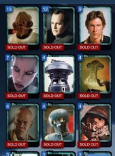 Star Wars Card Trader pick ANY 9 cards from MARKLE Account