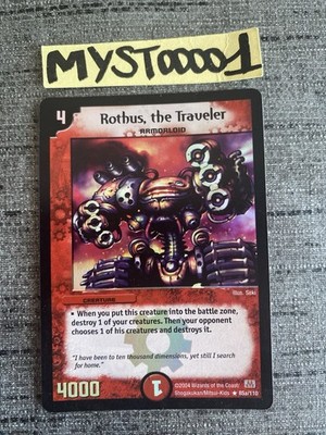 Duel Masters Rhotus The Traveler 85a/110 Rare Holo Wizards Karte Englisch Occasio