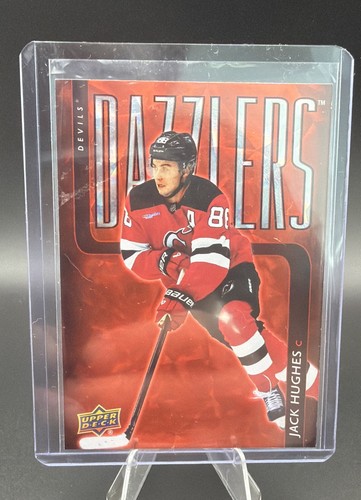 Jack Hughes [Red] #DZ-4 2025 Upper Deck Dazzlers card