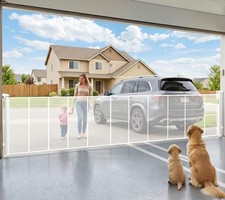 Extra Wide 276" Retractable Baby Gate - 52" Tall Mesh Dog Gate for Stairs, Doorw