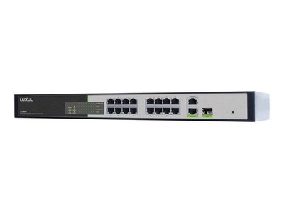 Luxul XFS-1816P Network Uplink Smart Switch 18-Port 16 PoE+ 2 Gig * NEW *FRESHP