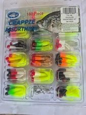 Tri-Color Lit'L Hustler Crappie Assortment 180 Piece Kit  Southern Pro Tackle