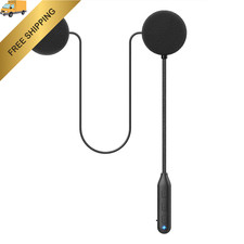 blueear Helmet Headphones Motorcycle Bluetooth Headsets One Size, Black