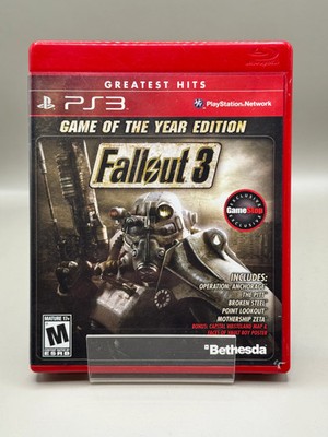 Fallout 3 Game of the Year Edition (Greatest Hits) PS3 CIB COMPLETE SHIPS FAST