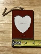 Pottery Barn 2024 Christmas Heart Frame Ornament