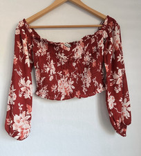 Abercrombie & Fitch Women s Floral Smocked Lo...