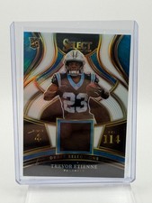 Trevor Etienne [White] #2 2025 Panini Select Draft Selections Memorabilia 24/99