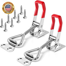 2 Pack Toggle Latch Clamp 4001 Adjustable 304 Stainless Steel Toggle Hasp Latche
