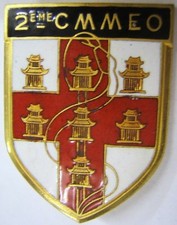 2° CMMEO insigne militaire - Santé Indochine original Courtois vietnam Colonial
