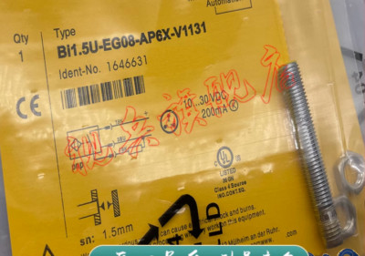 1pcs Proximity Switch Sensor For TURCK BI1.5U-EG08-AP6X-V1131