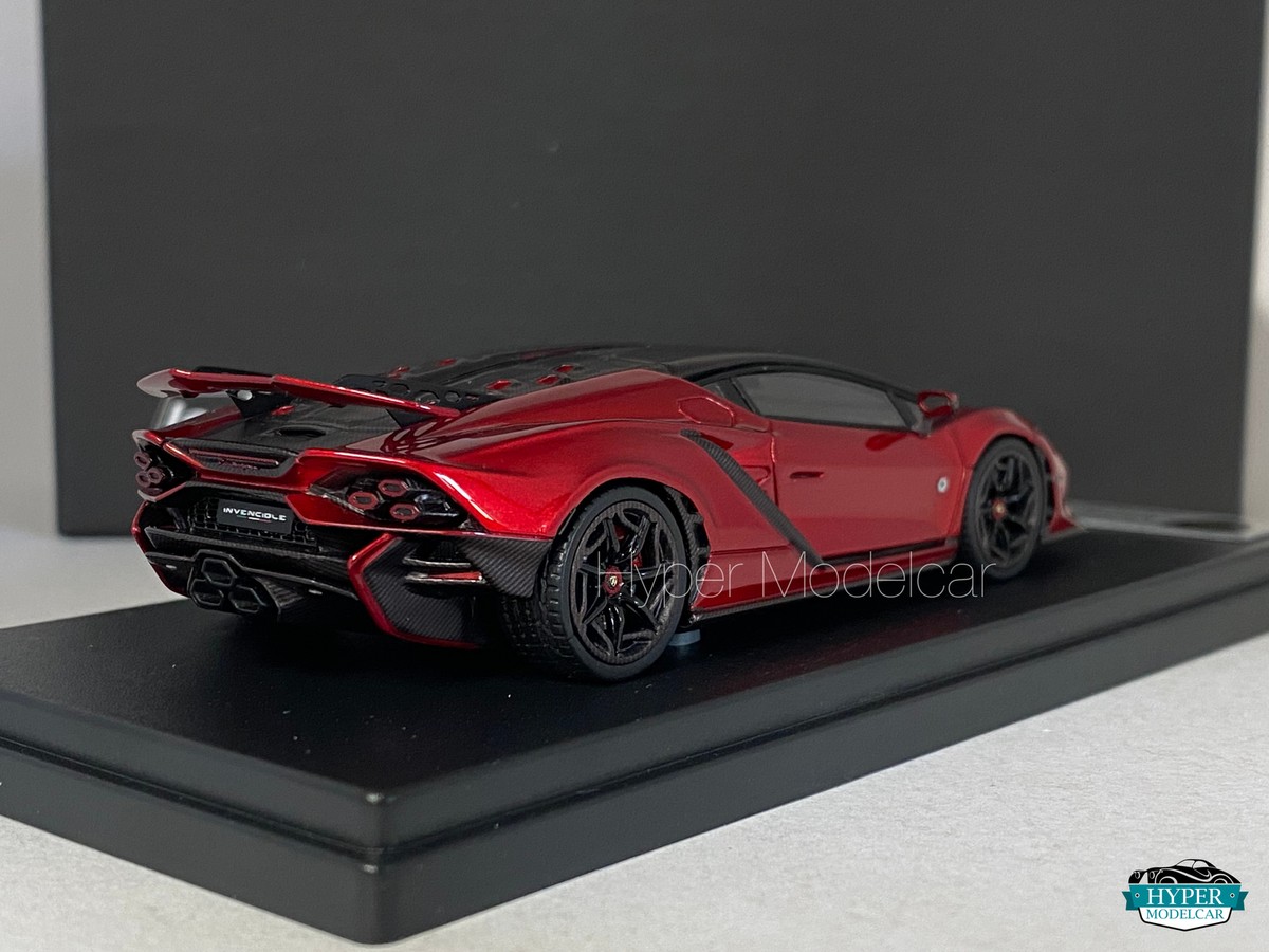 Looksmart 1/43 Lamborghini Invencible 2023 Rosso Efesto Art