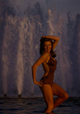 Katherine Baumann in Keep On Truckin 1975 TV Old Photo 2