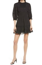 NWOT REFORMATION Miley Minidress Black Women's Size 2 $248