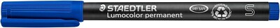 10x STAEDTLER permanent Marker Lumocolor, blau, Superfein, ca. 0,4 mm, 313-3