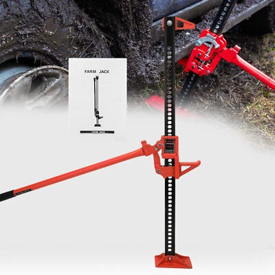 Farm Jack Wagenheber 3000kg Offroad 120cm 48" PKW ATV SUV Stockgewinde Heber - Bild 1 von 4