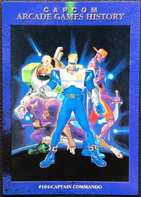 Captain Commando Capcom Arcade Games History BABDAI 1998 made in japan