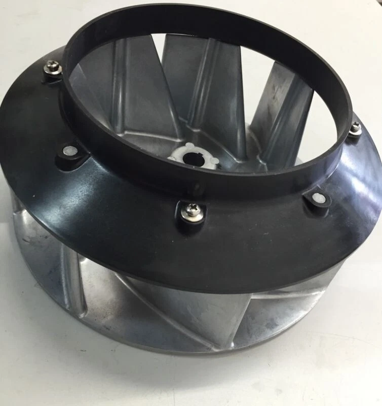 Ventilador soplador Huebsch, Speed Queen, secadora Ipso # 70359801P aluminio ligero Foto 3 de 4