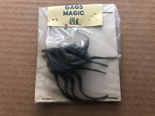 Vintage MAGIC TRICK JOKE GAG Rubber Spider w/ package