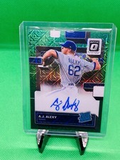2022 Donruss Optic Rated Signatures Green Mojo Prizm /88 AJ Alexy Rookie Auto RC