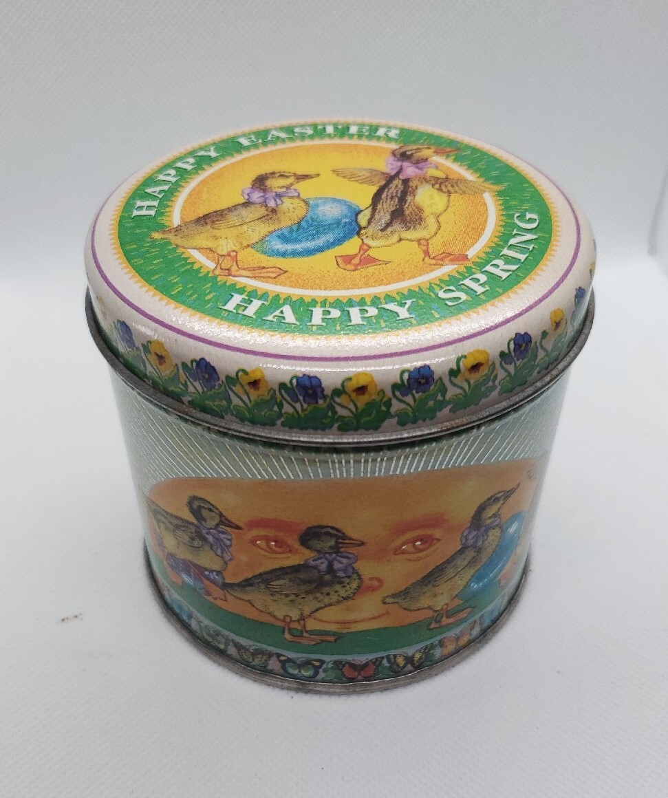Vintage Spring Easter Ducks Tin | eBay
