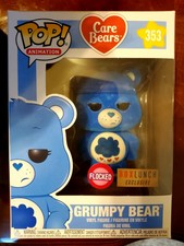 grumpy bear funko pop flocked