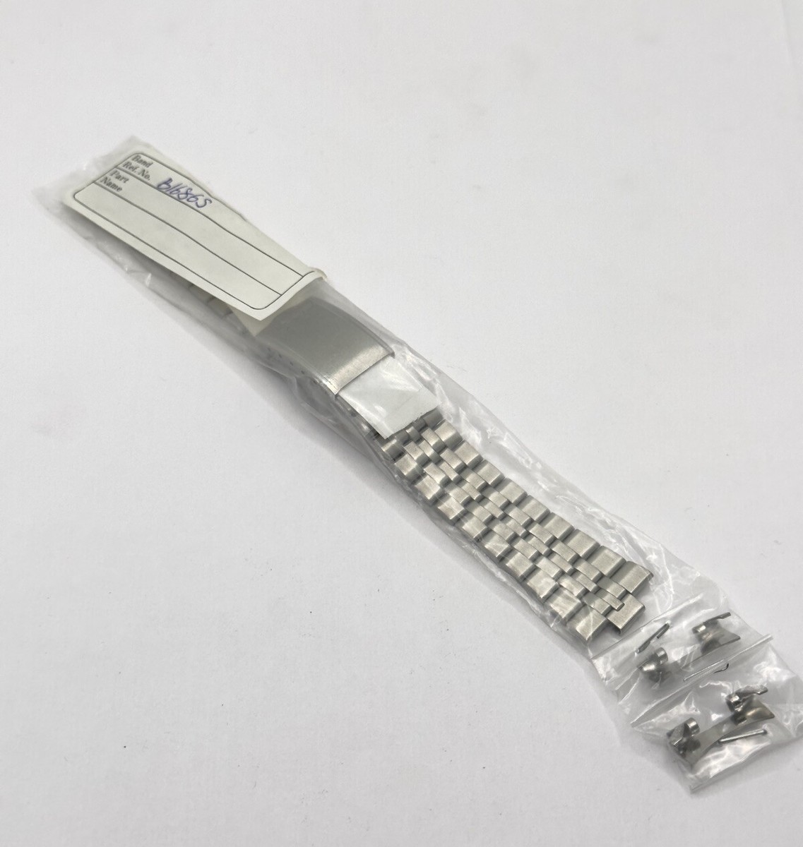 Seiko NOS Vintage B1686S 21mm x 19mm Stainless Steel Watch 7S26