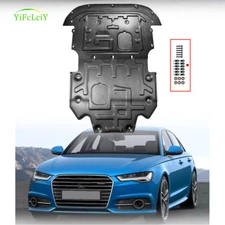 2Pcs For Audi A6 2012-2018 Under Engine Splash Guards Front Engine Mud Flaps