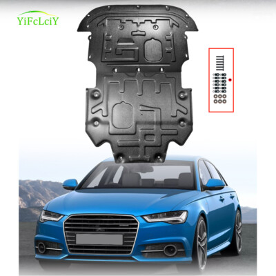 2Pcs For Audi A6 2012-2018 Under Engine Splash Guards Front Engine Mud Flaps