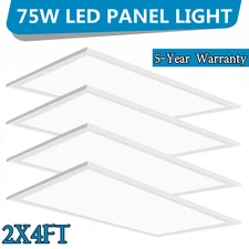 NEW!!!! LED Troffer Light Dimmable 2x4ft 75W 5000K Industrial Ceiling Lighting