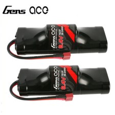 2X GensAce 8.4V 5000mAh Ni-MH Battery Hump Style T plug For Traxxas Stampede New