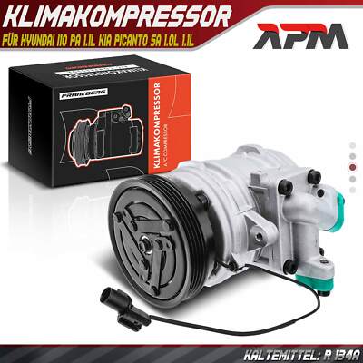 Klimakompressor 10SP11 Mit Stromkabel für Hyundai i10 PA  KIA Picanto SA Benzin