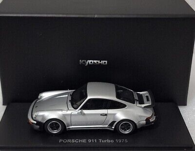 Porsche 911 (930) Turbo 1975 Silver 1:43 Kyosho 05524S Porsche 911 (930) Turbo 1975 Silver 1:43 Kyosho 05524S