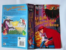 VHS DISNEY La Bella Addormentata nel Bosco Rombo Nero 1988 Rara.