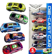 Pull Back Racing Cars Die Cast Race Car Vehicles,3 Inch Metal Friction Powered