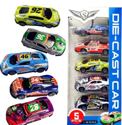 Pull Back Racing Cars Die Cast Race Car Vehicles,3 Inch Metal Friction Powered