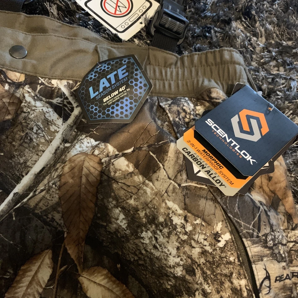 ScentLok MORPHIC Waterproof Pants Late Season Realtree Edge Size XXL NEW $209.99 - Image 2 of 4