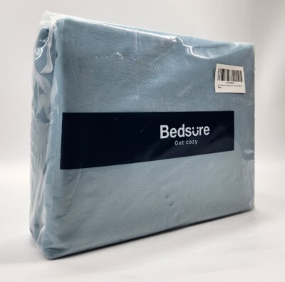 Bedsure Blue Polyester Queen Duvet Cover Set