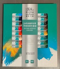 NEW Winsor and Newton 24 Pack Acrylic Paint (...