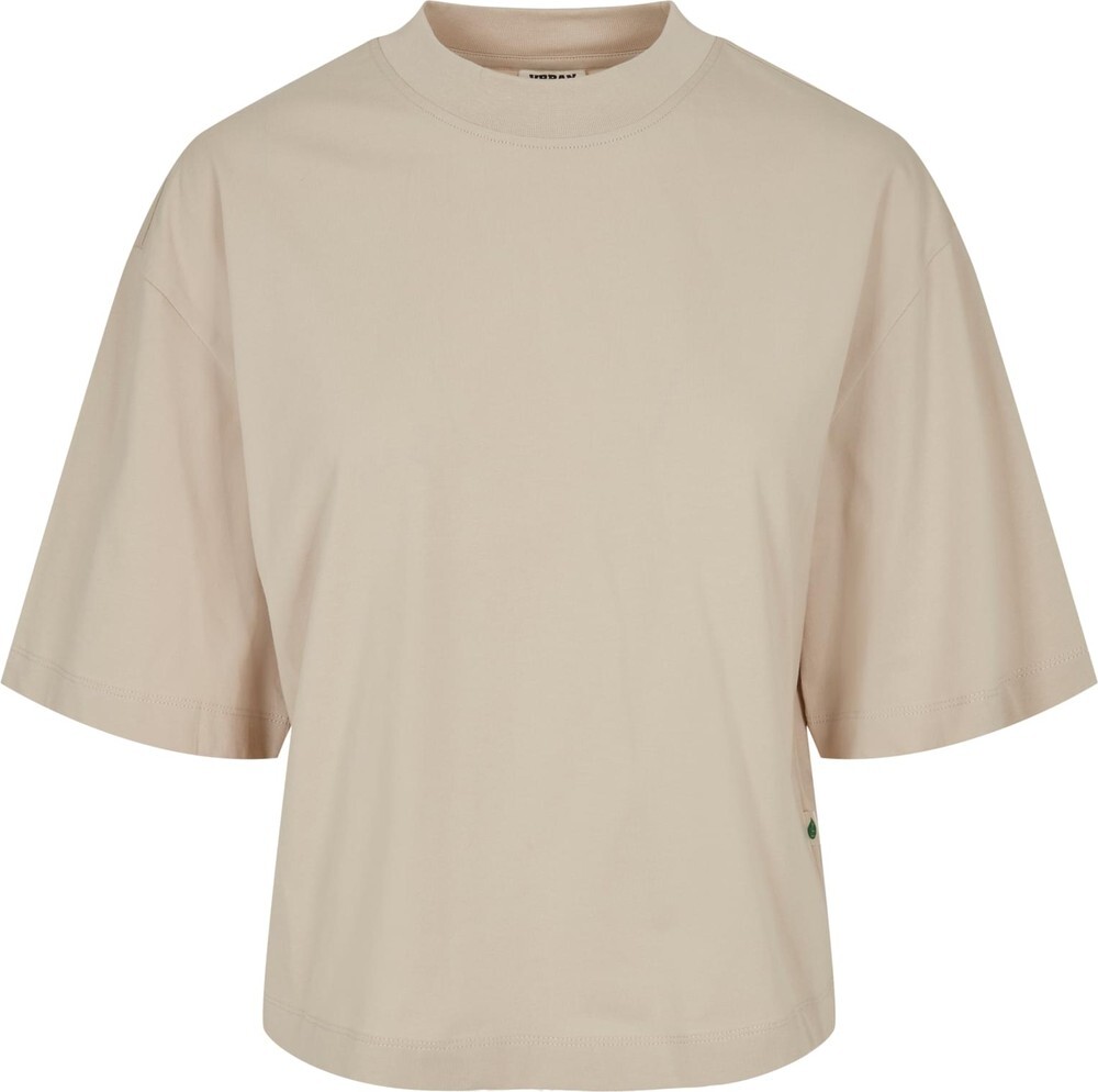 Городская классика Damen Ladies Органическая футболка оверсайз из мягкой кожи