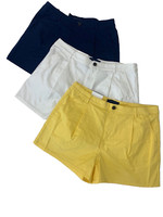 Aeropostale Ladies Front chino stretch cotton blend shorts RRP $40