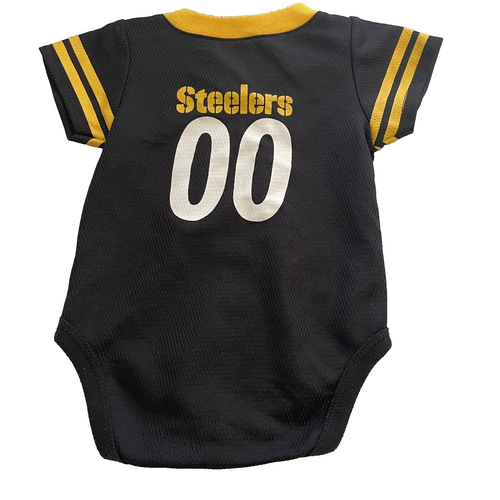 Pittsburgh Steelers Kleinkind 0-3 Monate Football Trikot Strampler Body NFL schwarz - Bild 2 von 9