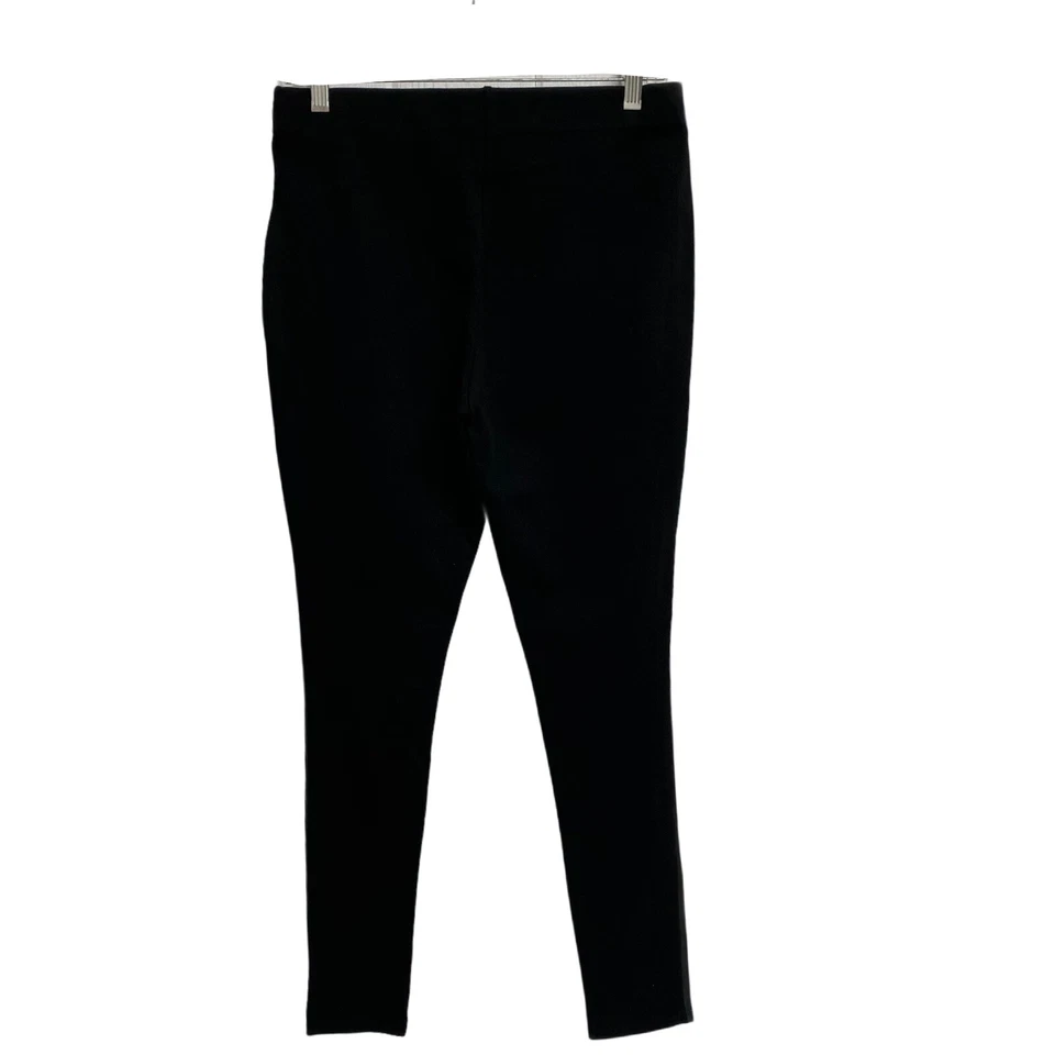 H&M women's Black Leggings Front Faux Leather Pants size M - Image 3 of 4